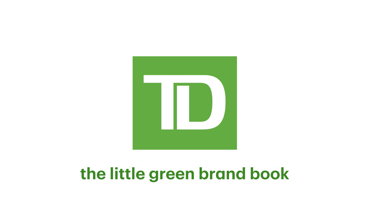 TD Bank Branding guideline